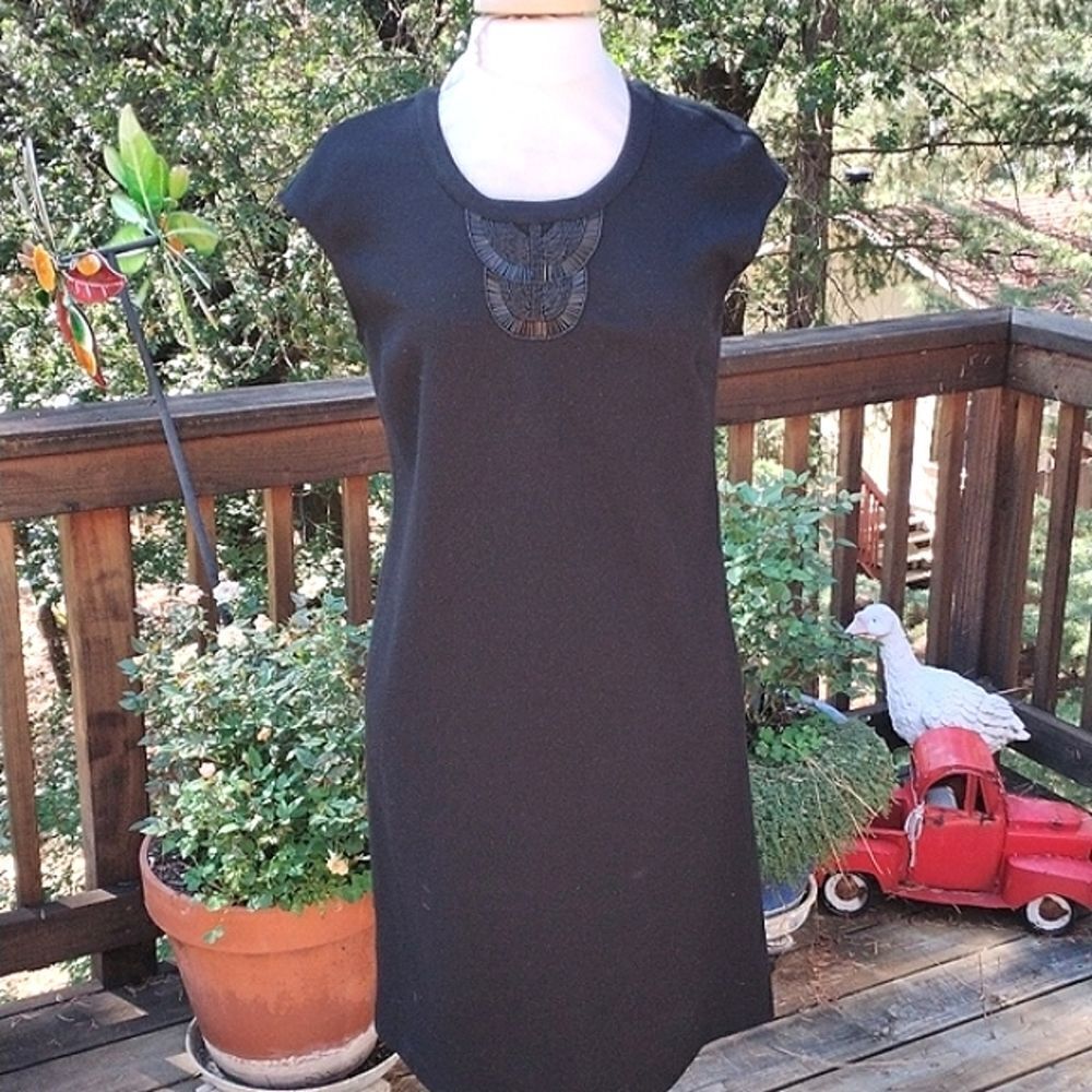 Dana Buchman Beaded Knit Dress